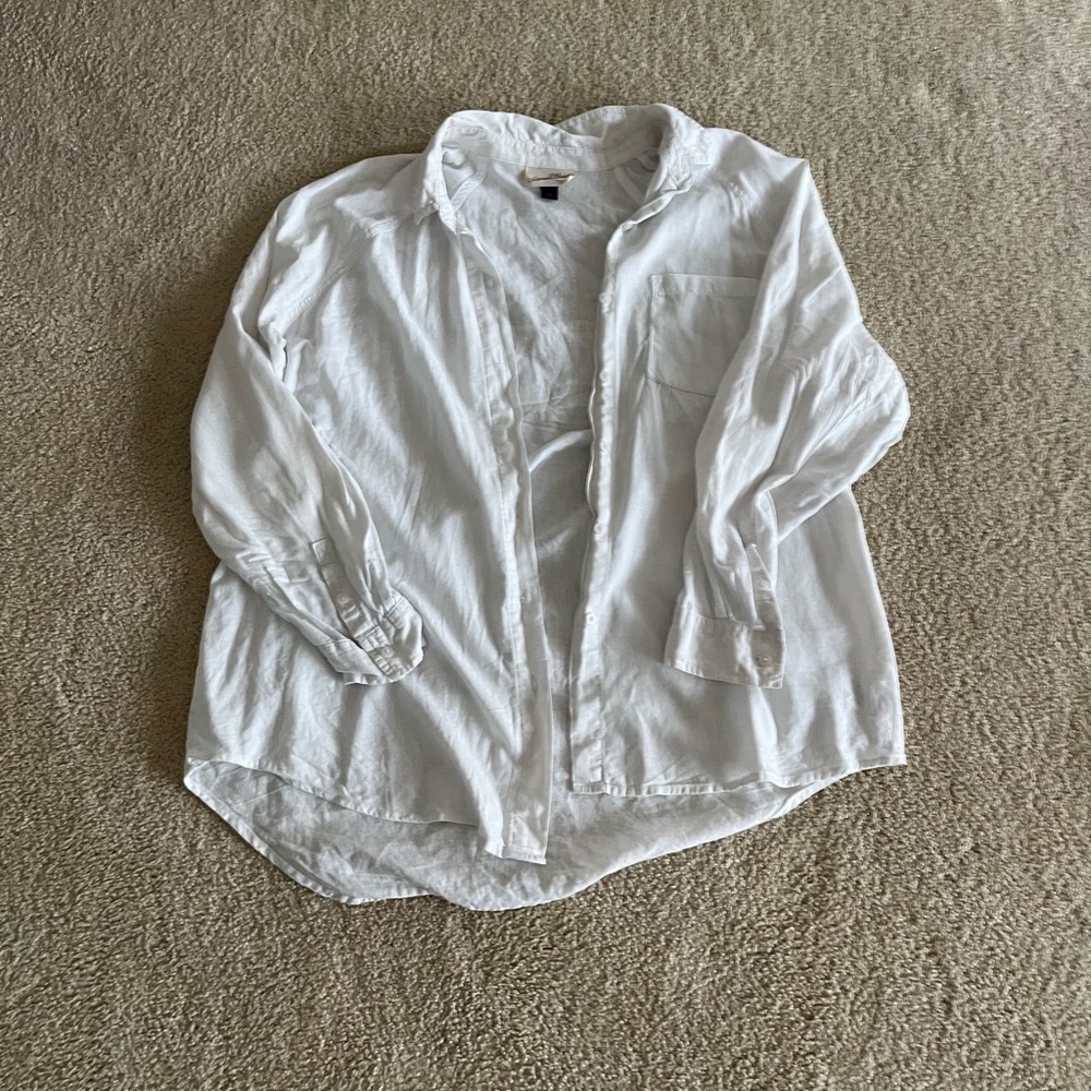 Universal Thread white Linen Shirt